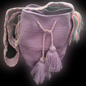 NWT Alexa's Wayuu knitted bag